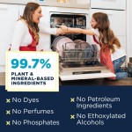 Nature Clean Natural Dishwasher Rinse Aid Liquid with 99.7% Plant-Based Ingredients Unbelievable Power with No Nasty Chemicals. Dishwasher Dryin